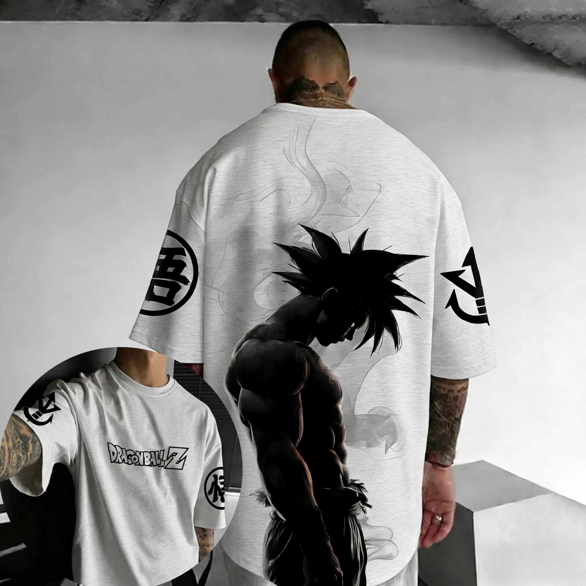 Summer Clothing Kids Boys - Dragon Ball Japanese Anime Printed Men's