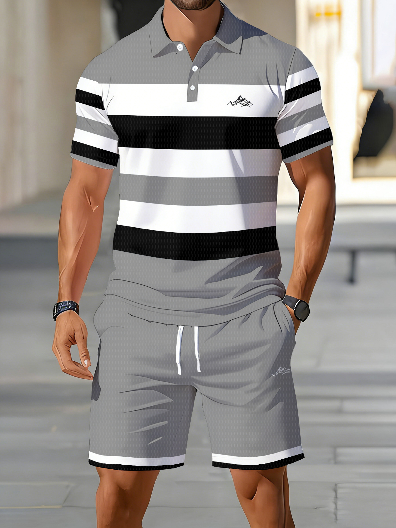 Summer Clothing Shops - 2026 Summer Men's Polo Shirt Set