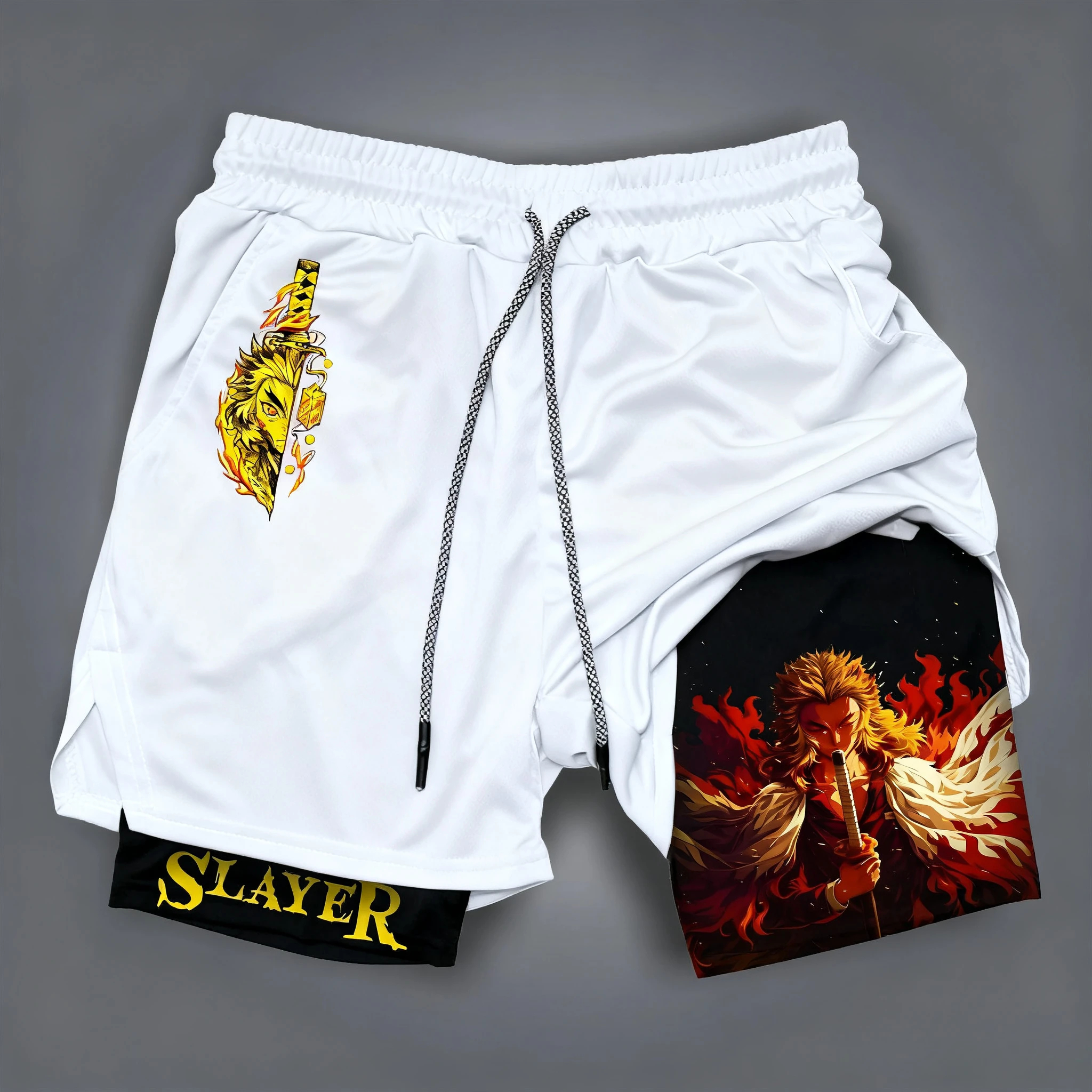 Summer Clothing Layering - New Summer Fashion Demon Slayer Gym