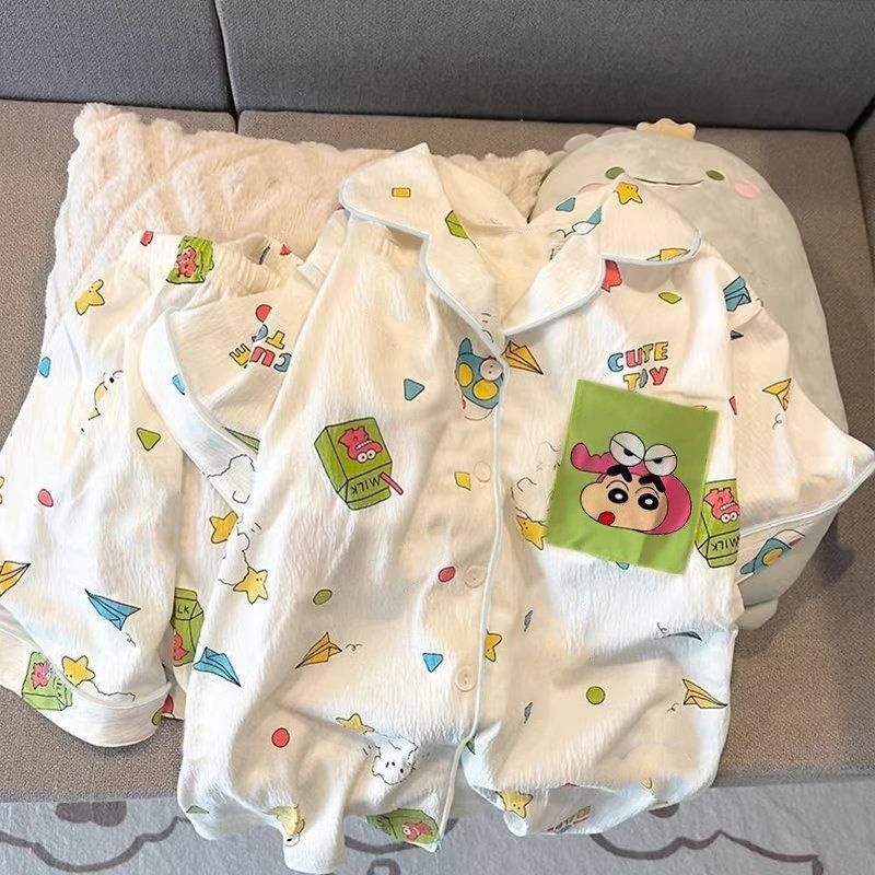 2Pcs Summer Crayon Shinchan Ch - مراجعة Summer Away Clothing وسعره