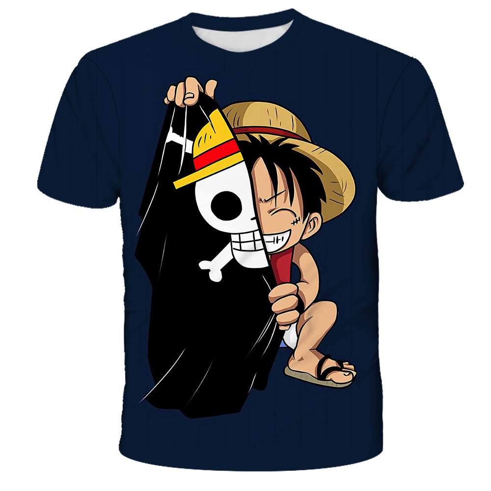 Fashion Kid Anime One Piece Lu - مراجعة Summer Clothing Kids Boys وسعره