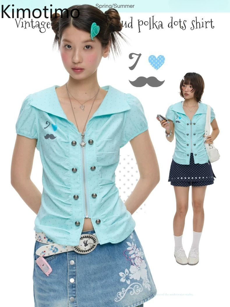 Kimotimo Japanese Cute Polka D - مراجعة Summer Clothing Aesthetic وسعره