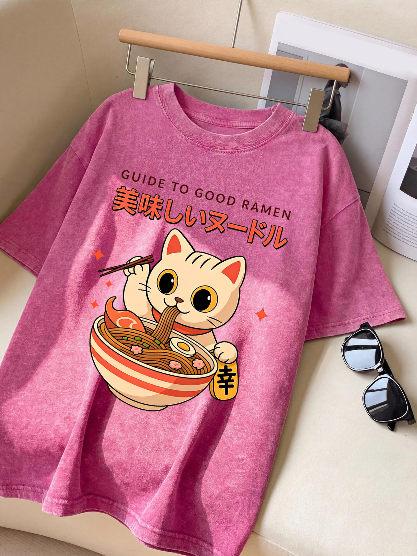 Guide To Good Ramen Print Retr - مراجعة Summer Clothing Guide وسعره