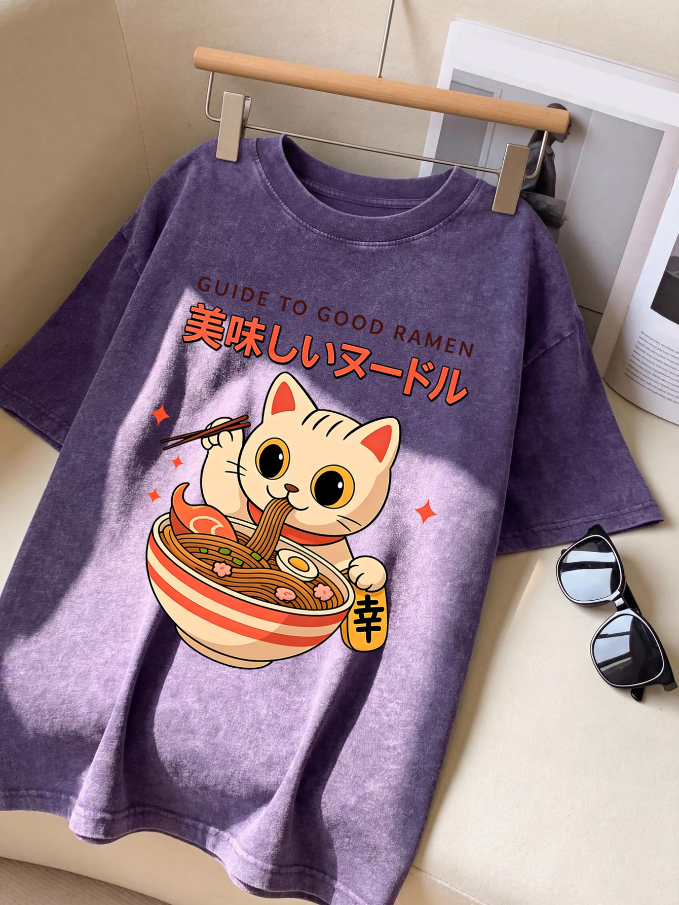 Guide To Good Ramen Print Retr - مراجعة Summer Clothing Guide وسعره