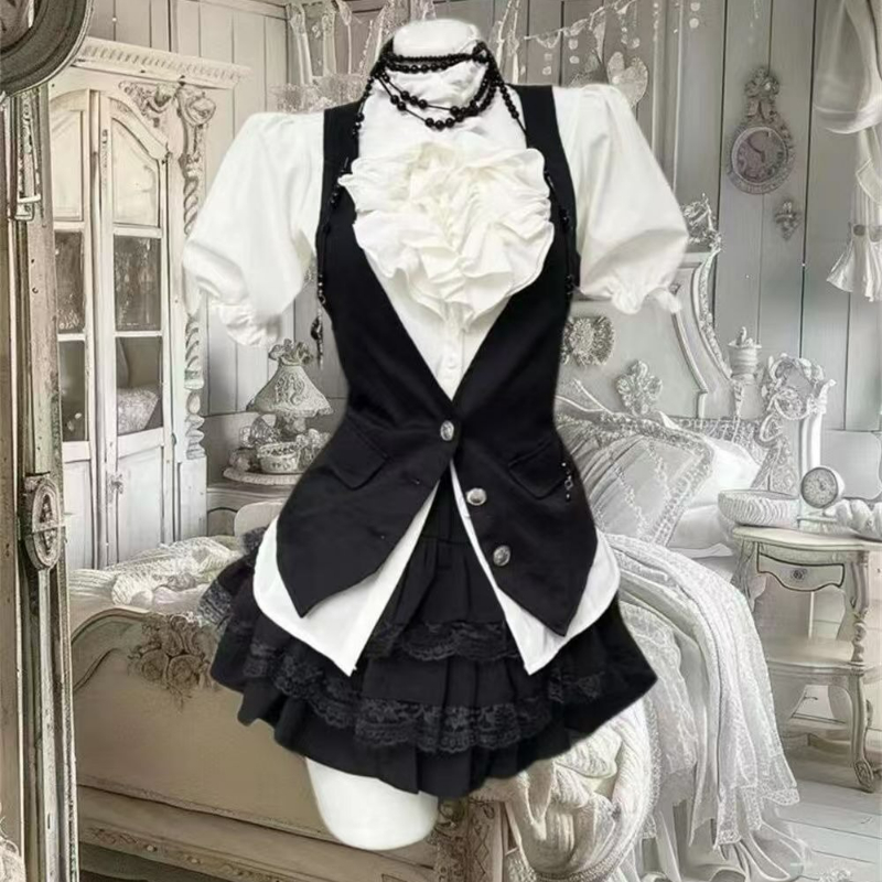 Y2k Aesthetic Lolita Style Swe - مراجعة Summer Clothing Aesthetic وسعره