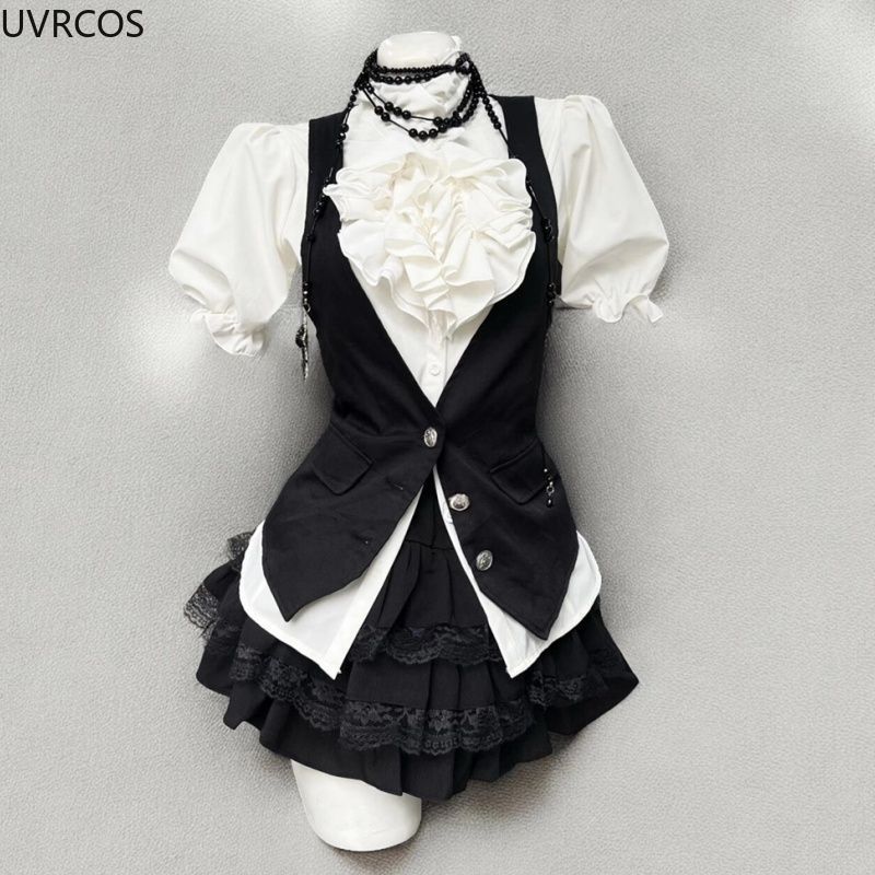 Y2k Aesthetic Lolita Style Swe - مراجعة Summer Clothing Aesthetic وسعره