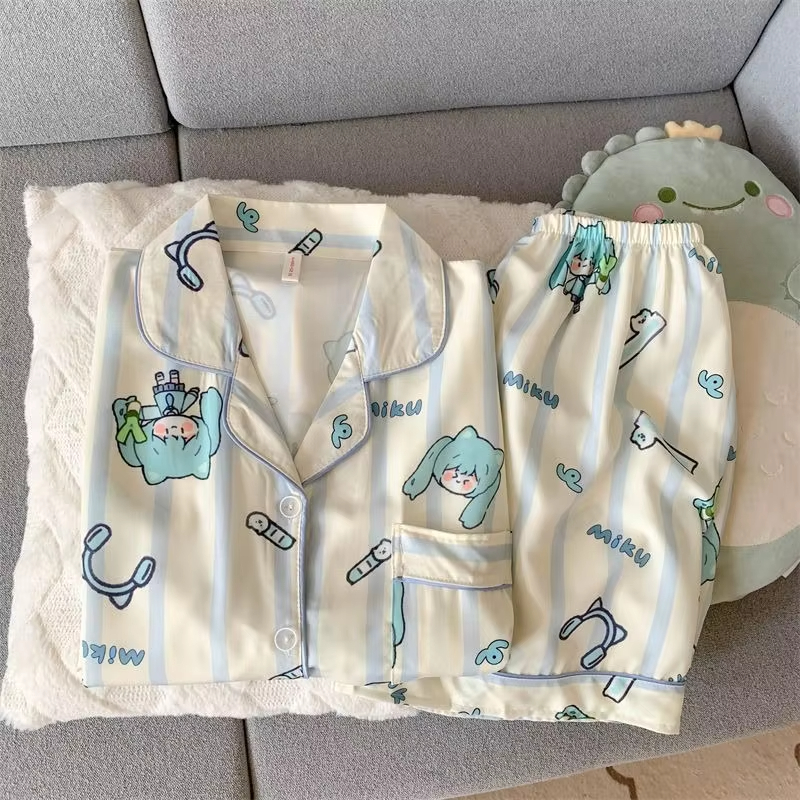 Hatsune Miku Women Pajama Set  - مراجعة Summer Away Clothing وسعره