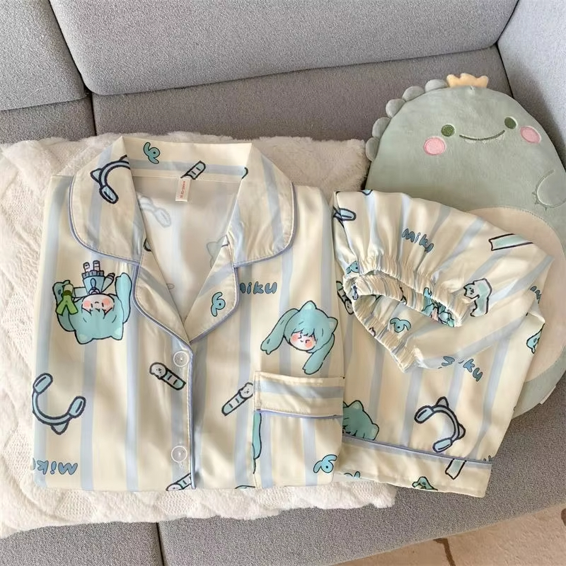 Hatsune Miku Women Pajama Set  - مراجعة Summer Away Clothing وسعره