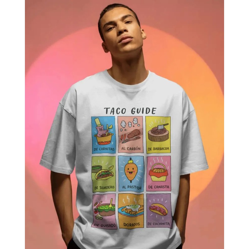 Taco Guide Shirt - Funny Mexic - مراجعة Summer Clothing Guide وسعره