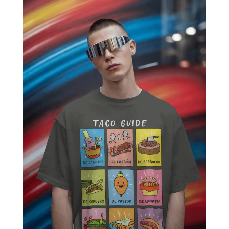 Taco Guide Shirt - Funny Mexic - مراجعة Summer Clothing Guide وسعره