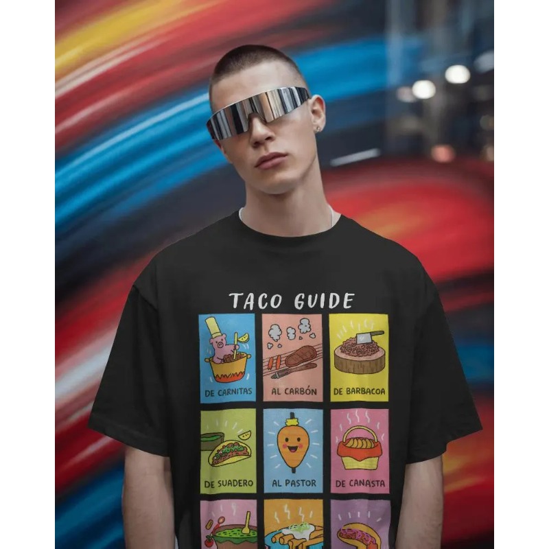 Taco Guide Shirt - Funny Mexic - مراجعة Summer Clothing Guide وسعره