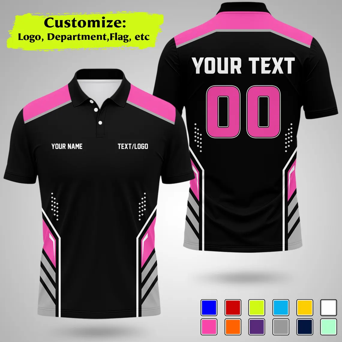 New Personalized Team Polo Shi - مراجعة Summer Clothing Names وسعره