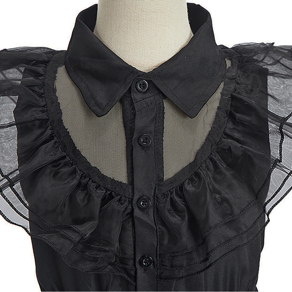 Girl Costume Kids Cosplay Blac - مراجعة Summer Clothing Layering وسعره