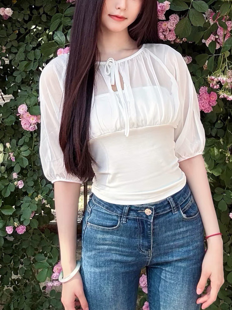 Mulberry Silk-Paneled Top with - مراجعة Summer Clothing Shops وسعره