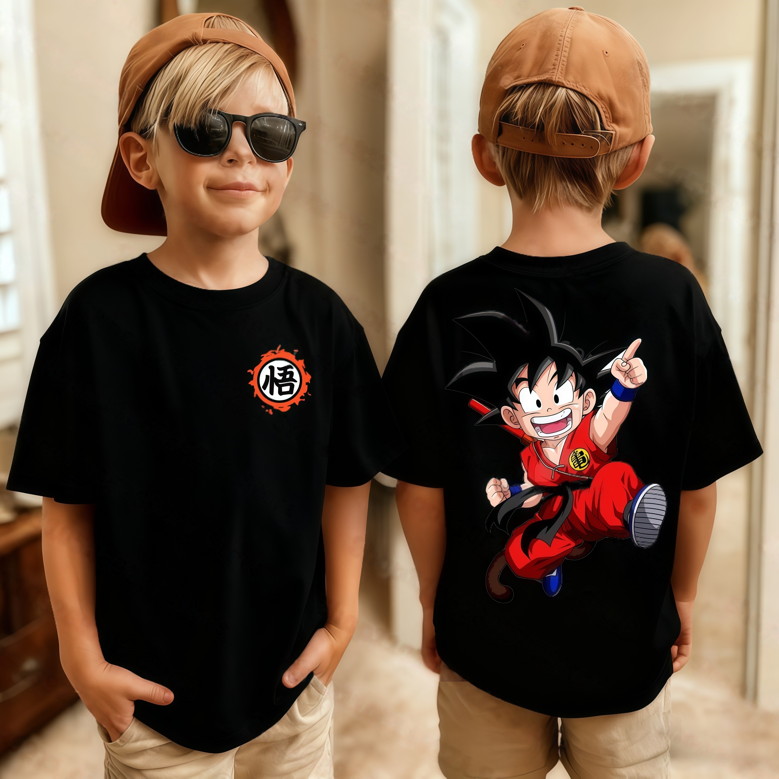 Anime Dragon Ball Kids T-shirt - مراجعة Summer Clothing Kids Boys وسعره