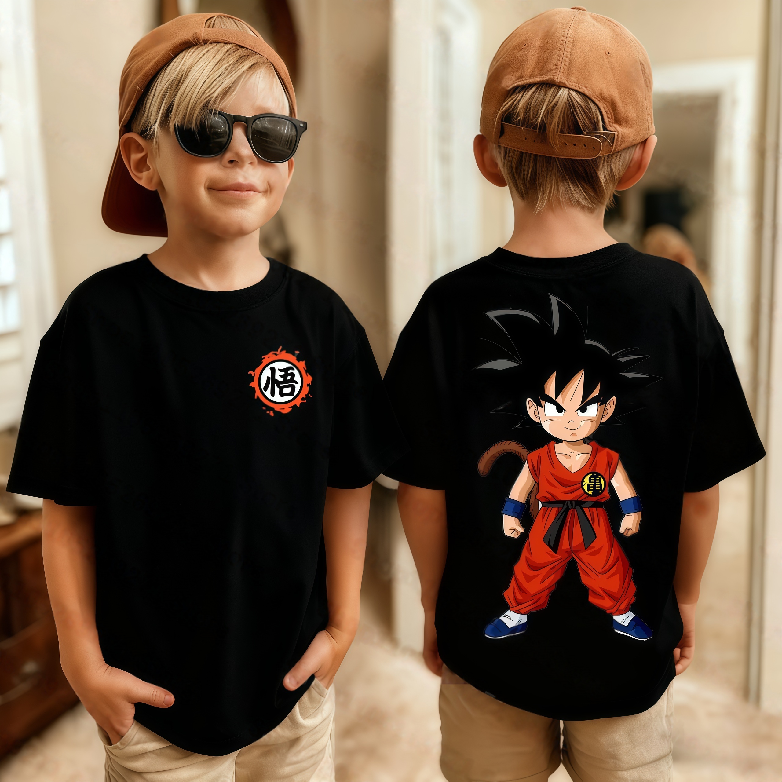 Anime Dragon Ball Kids T-shirt - مراجعة Summer Clothing Kids Boys وسعره