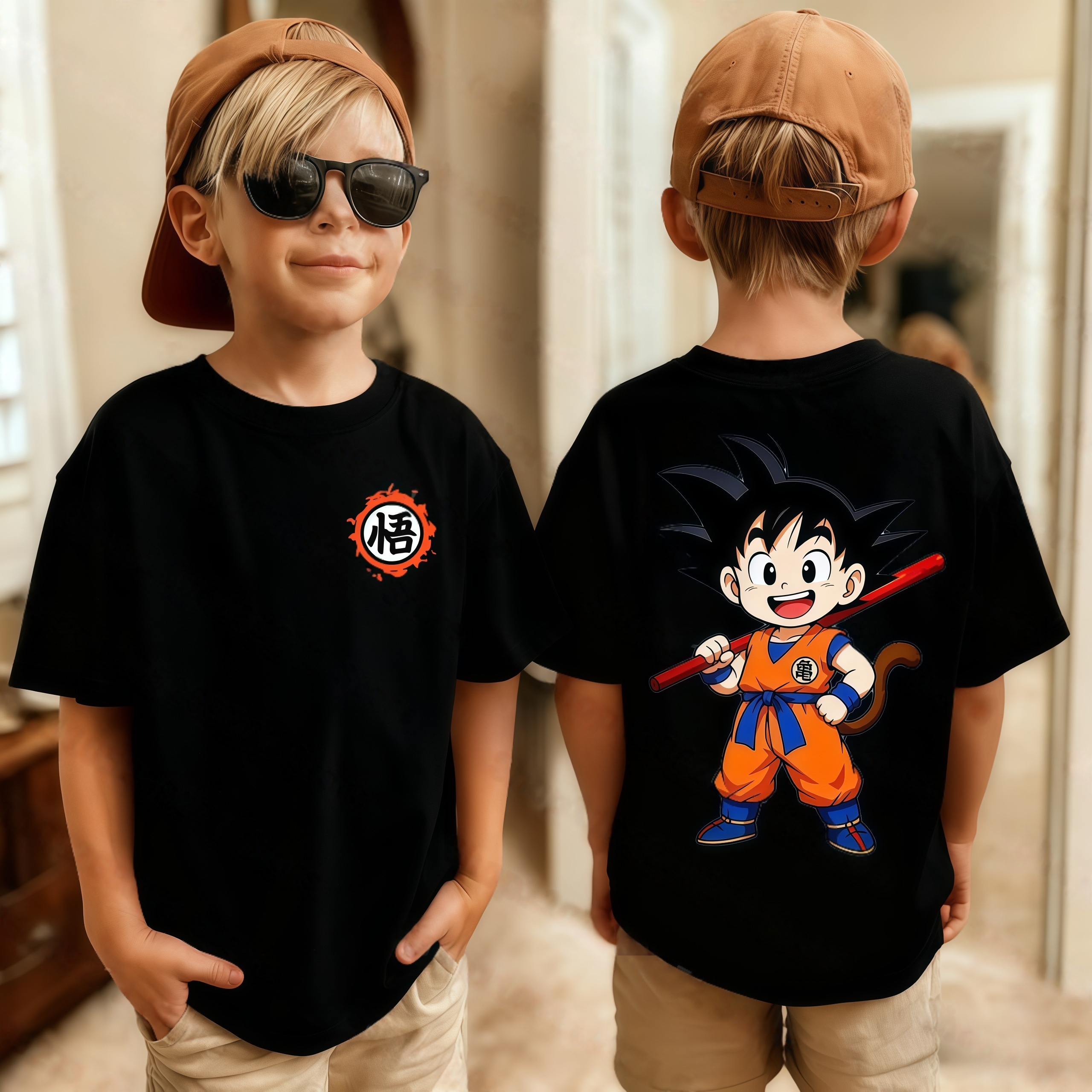 Anime Dragon Ball Kids T-shirt - مراجعة Summer Clothing Kids Boys وسعره
