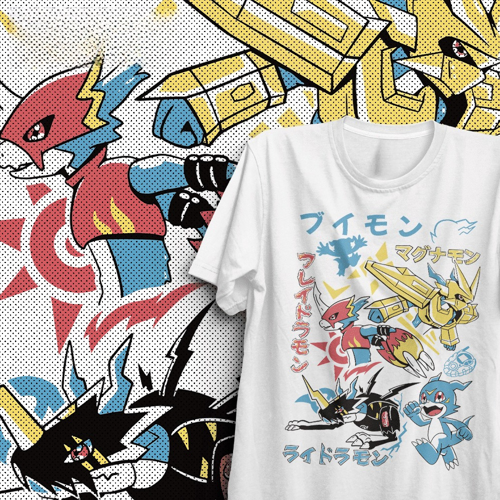 2026 summer Digimon V-mon Flam - مراجعة Summer Clothing Aesthetic وسعره