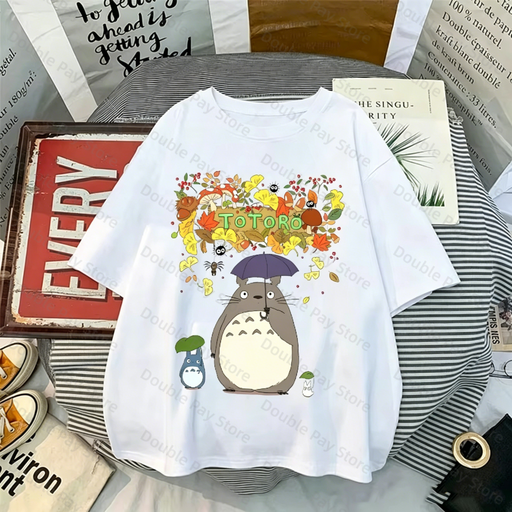 Anime Totoro Spirited Away T-s - مراجعة Summer Away Clothing وسعره