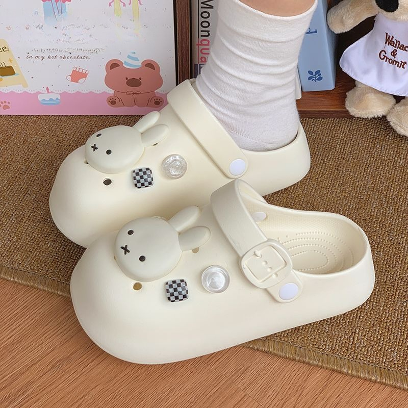 Kawaii Miffy Slippers Cute Car - مراجعة Summer Away Clothing وسعره