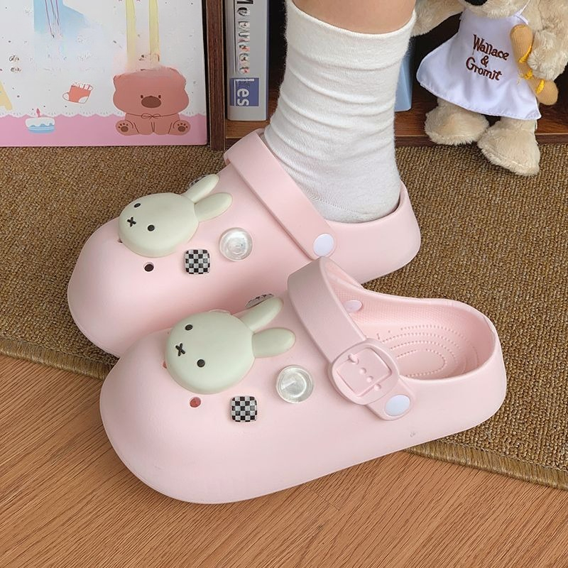 Kawaii Miffy Slippers Cute Car - مراجعة Summer Away Clothing وسعره