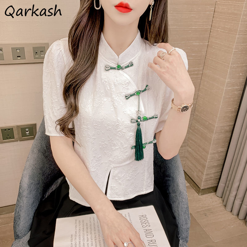 Vintage Blouses Women Fashion  - مراجعة Summer Clothing Aesthetic وسعره