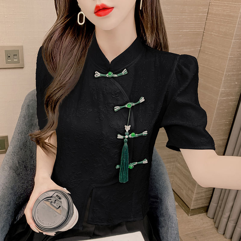 Vintage Blouses Women Fashion  - مراجعة Summer Clothing Aesthetic وسعره