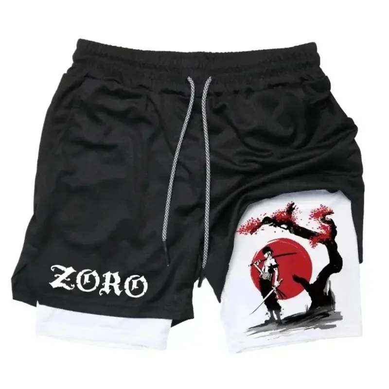 ONE PIECE Anime Zoro Joint Spo - مراجعة Summer Clothing Layering وسعره