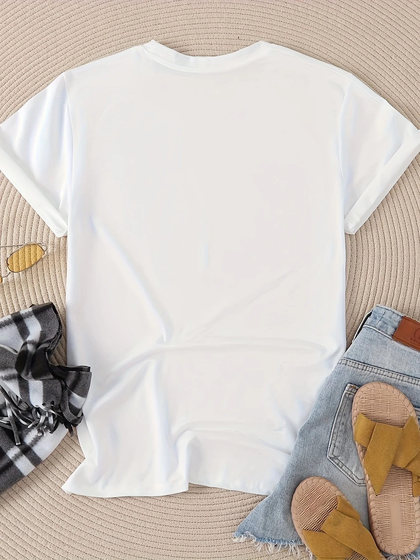 Lemon Print T-shirt Short Slee - مراجعة Summer Clothing Aesthetic وسعره
