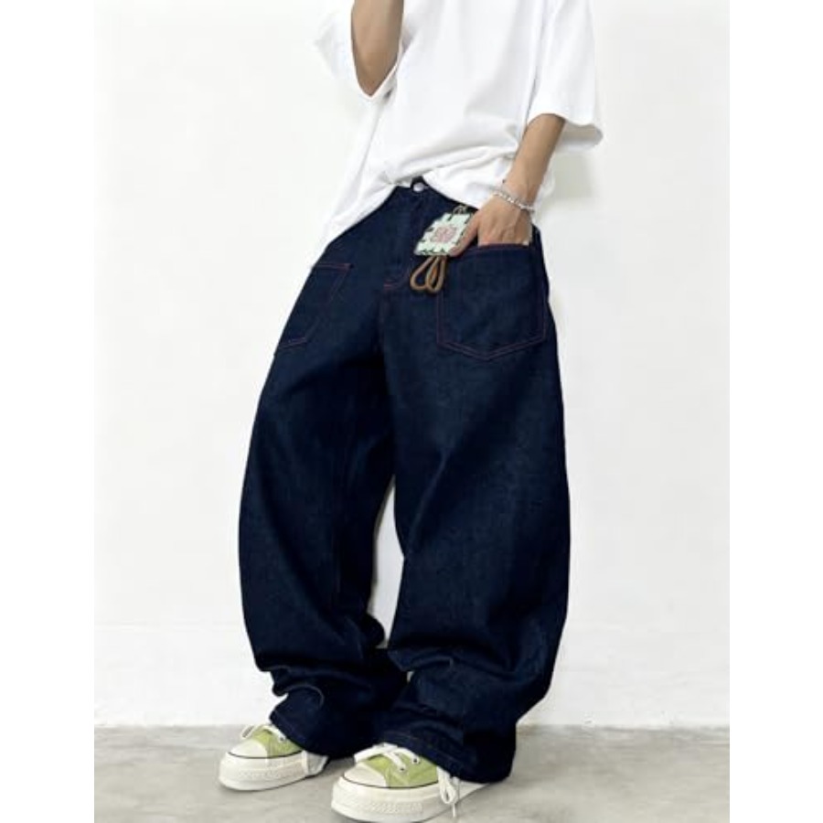 Mens Baggy Jeans Embroidery Pa - مراجعة Summer Clothing Shops وسعره
