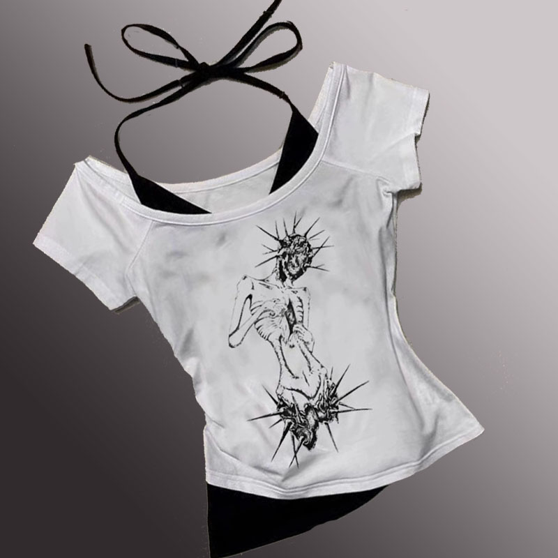 Woman clothes y2k tops Female  - مراجعة Summer Clothing Pinterest وسعره
