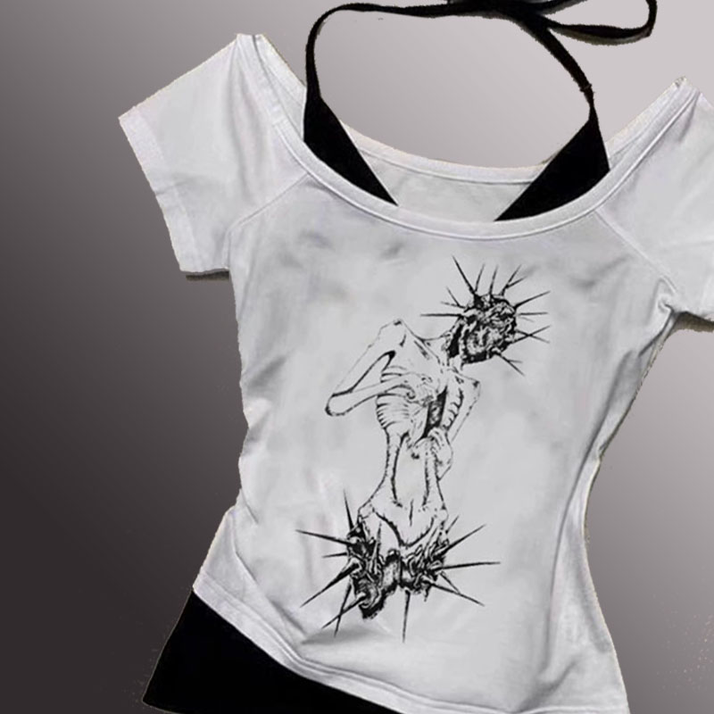 Woman clothes y2k tops Female  - مراجعة Summer Clothing Pinterest وسعره