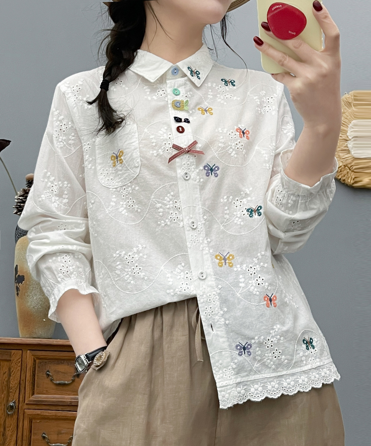 Women's Bohemian Blouse Ethnic - مراجعة Summer Clothing For Japan وسعره