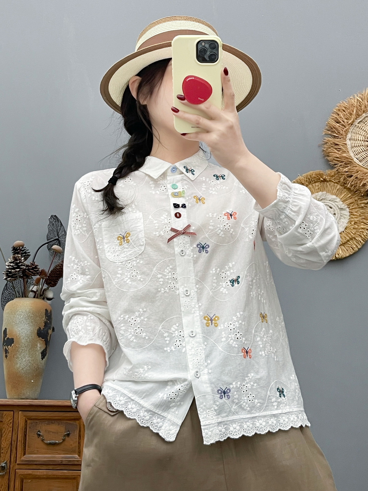 Women's Bohemian Blouse Ethnic - مراجعة Summer Clothing For Japan وسعره