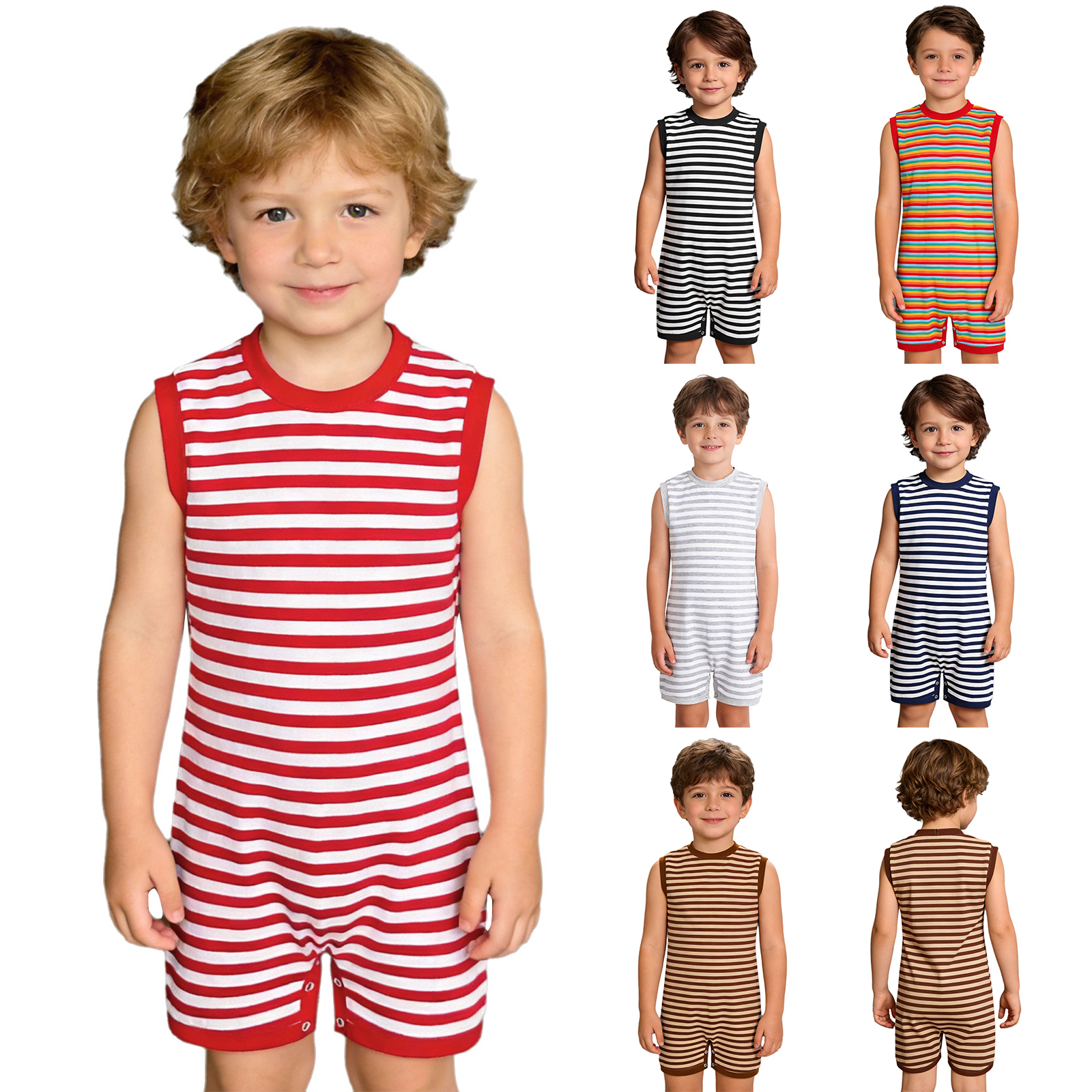Kid Boys Girls One-piece Speci - مراجعة Summer Clothing Kids Boys وسعره