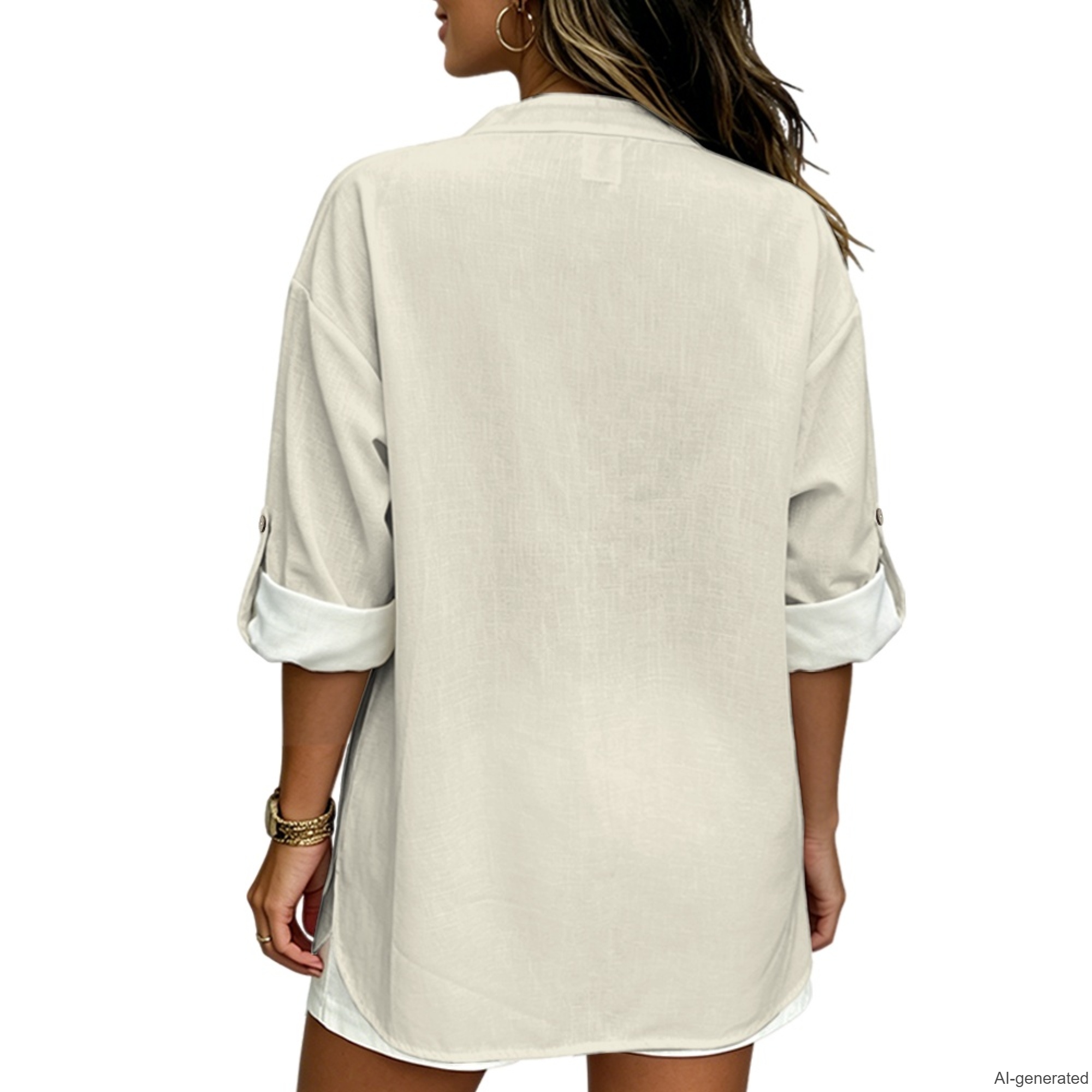 INSTANTARTS Women's Linen V-ne - مراجعة Summer Clothing Pinterest وسعره