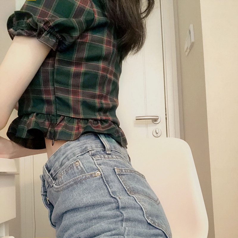 Shirts Women Plaid Retro Edibl - مراجعة Summer Clothing Aesthetic وسعره