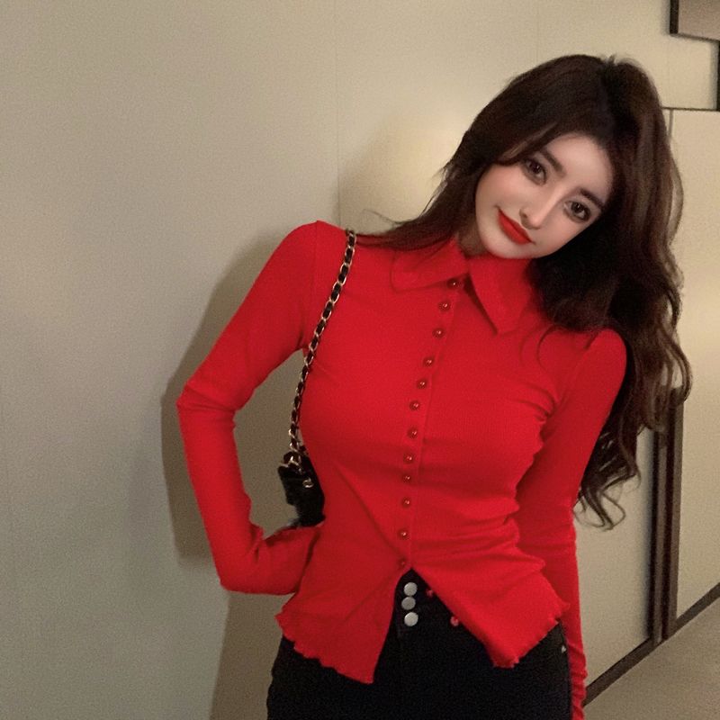 Shirts Women Skinny Elegant Si - مراجعة Summer Clothing Aesthetic وسعره