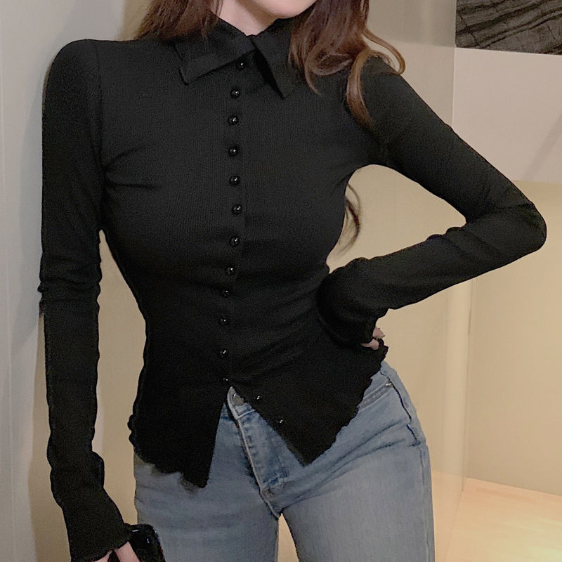 Shirts Women Skinny Elegant Si - مراجعة Summer Clothing Aesthetic وسعره